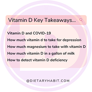 key takeaways about vitamin d