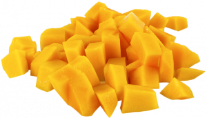 tropical yellow mango fruit