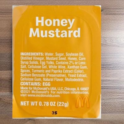 McDonald's Honey mustard sauce