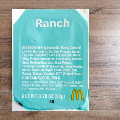 McDonald's ranch sauce