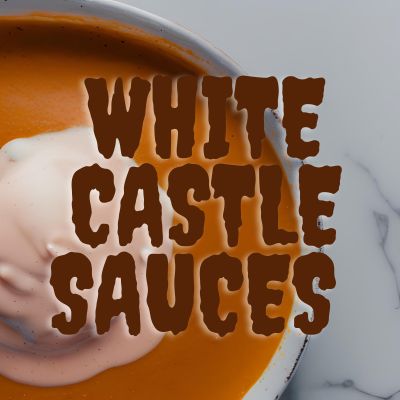 White castle sauces