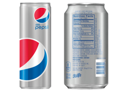 Differences between Diet Pepsi & Pepsi Zero 