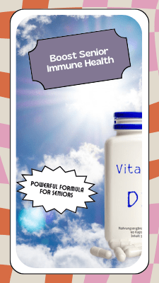 Vitamin D3 with K2 for immune support in seniors