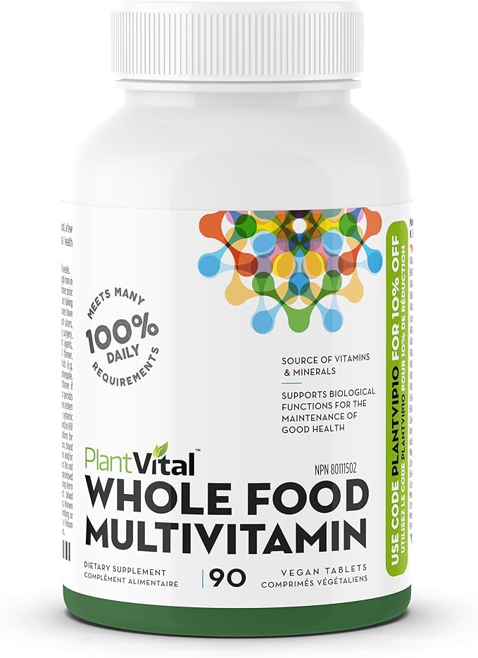 PlantVital Vegan Multivitamin for 70+ Women 