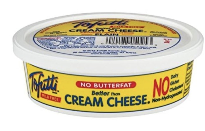 Tofutti Cream cheese brand lactose free