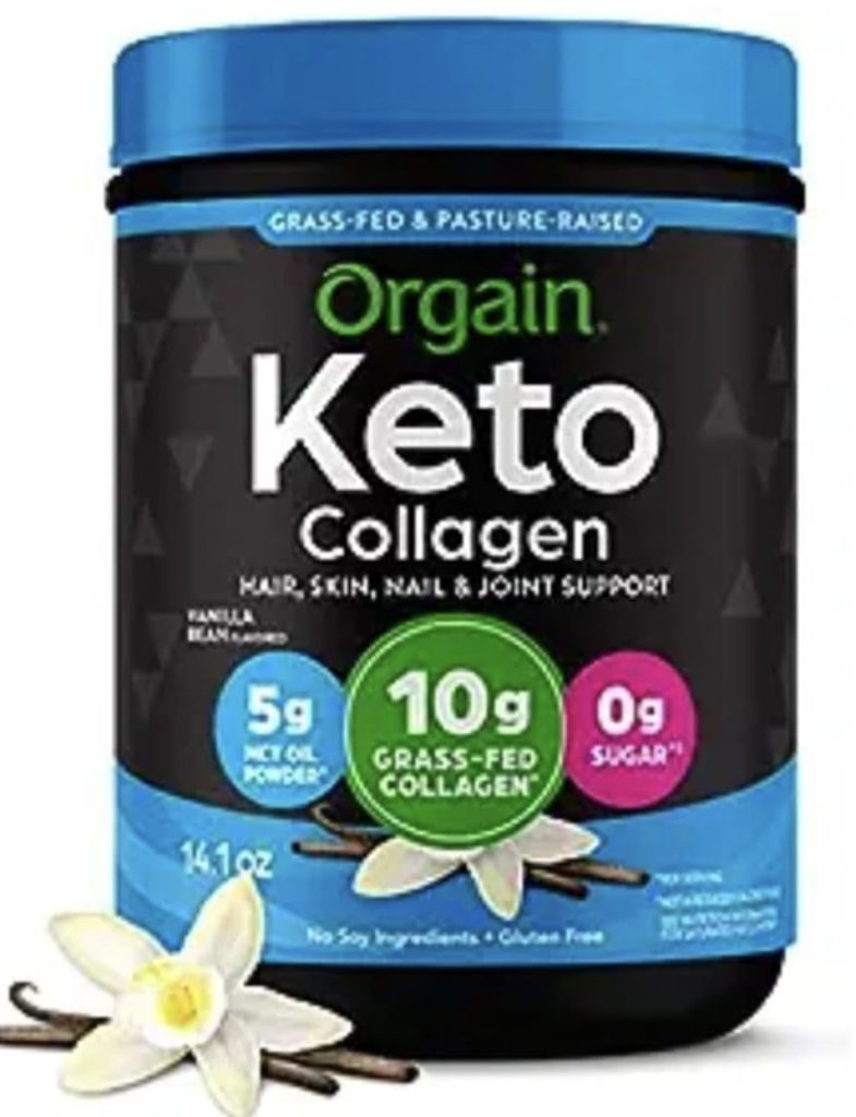 Orgain Keto Collagen Protein Powder with MCT Oil