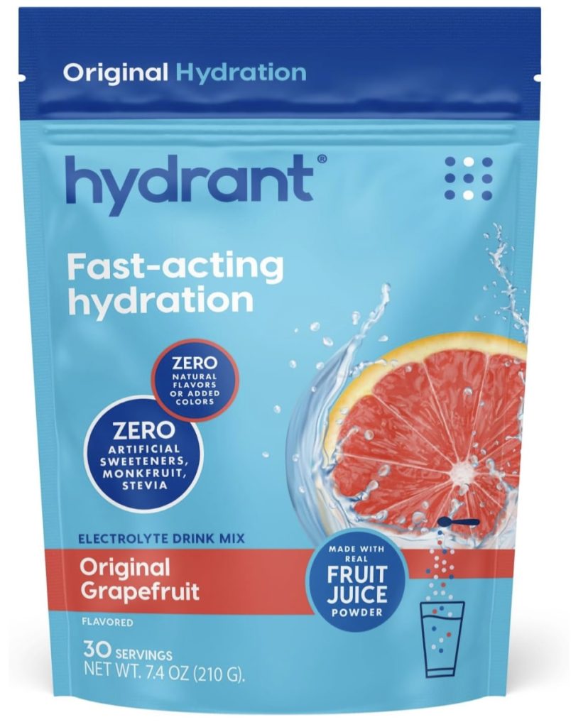 Hydrant Electrolyte Drink Mix Without stevia 