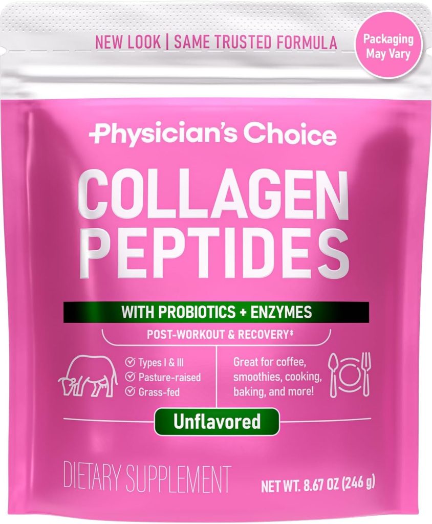 Physician's CHOICE Collagen Peptides - Hydrolyzed Protein Powder