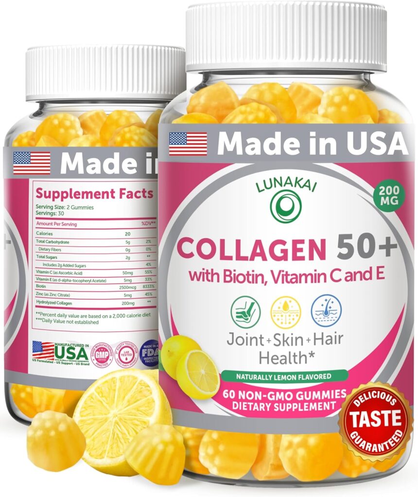 Lunakai USA Made Collagen Gummies