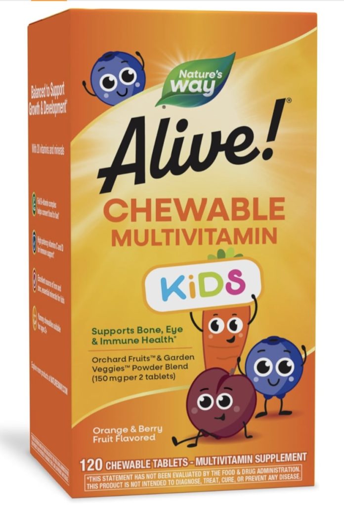 Nature's Way Kids Alive! Once Daily Multivitamin