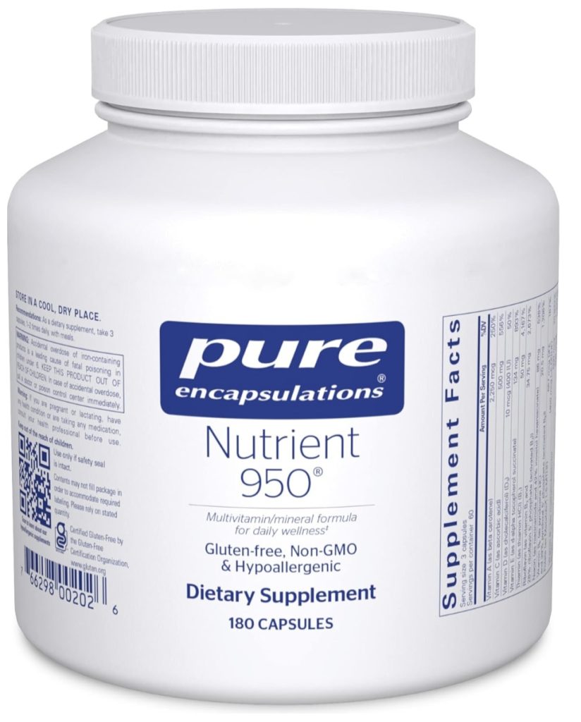 Pure Encapsulations – Nutrient 950 with Methylated Folate