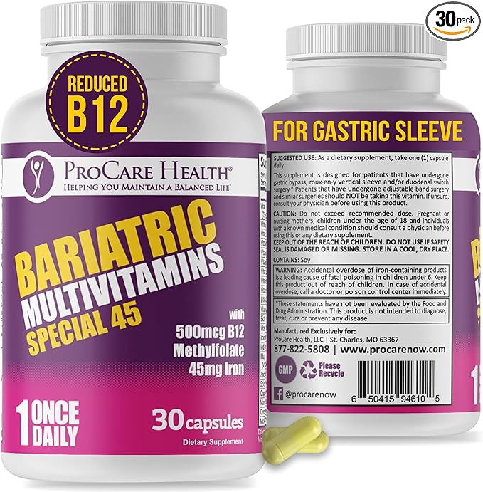 ProCare Health Bariatric Multivitamin with Iron