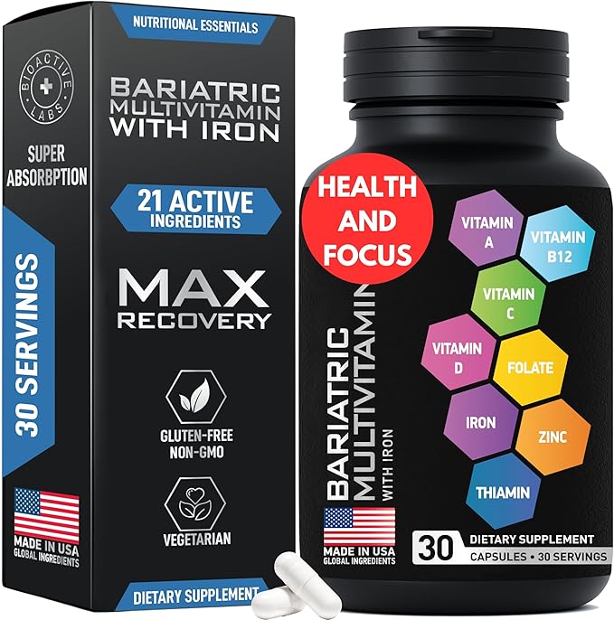 BIOACTIVE LABS High Potency Bariatric Multivitamin with Iron