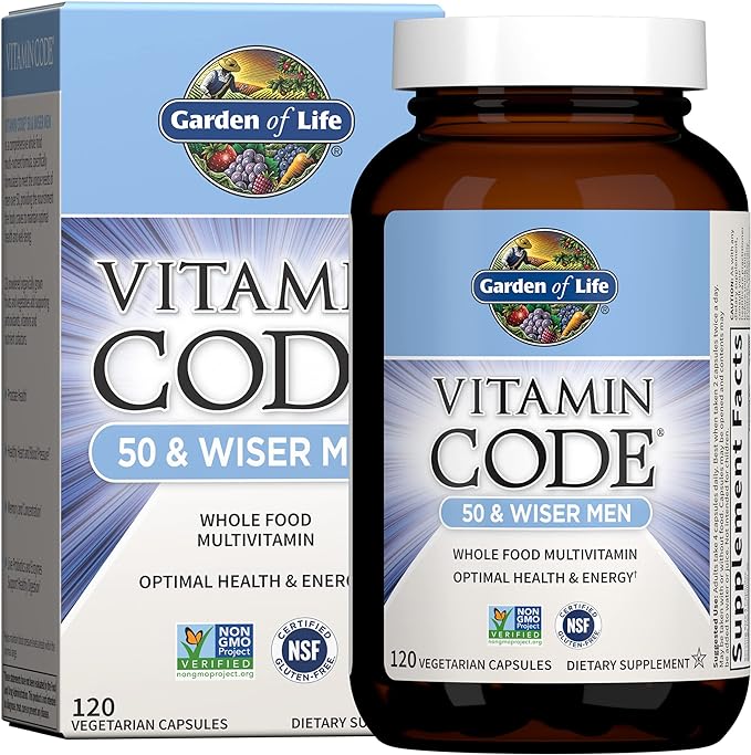 Garden of Life Vitamin Code 50 & Wiser Men