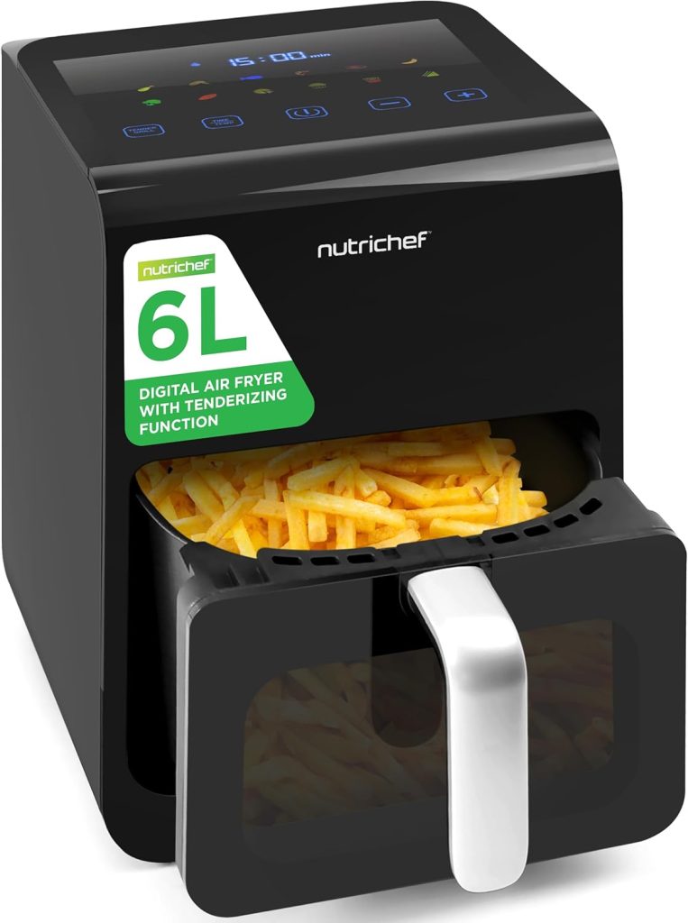 NutriChef 6.3 QT Electric Air Fryer