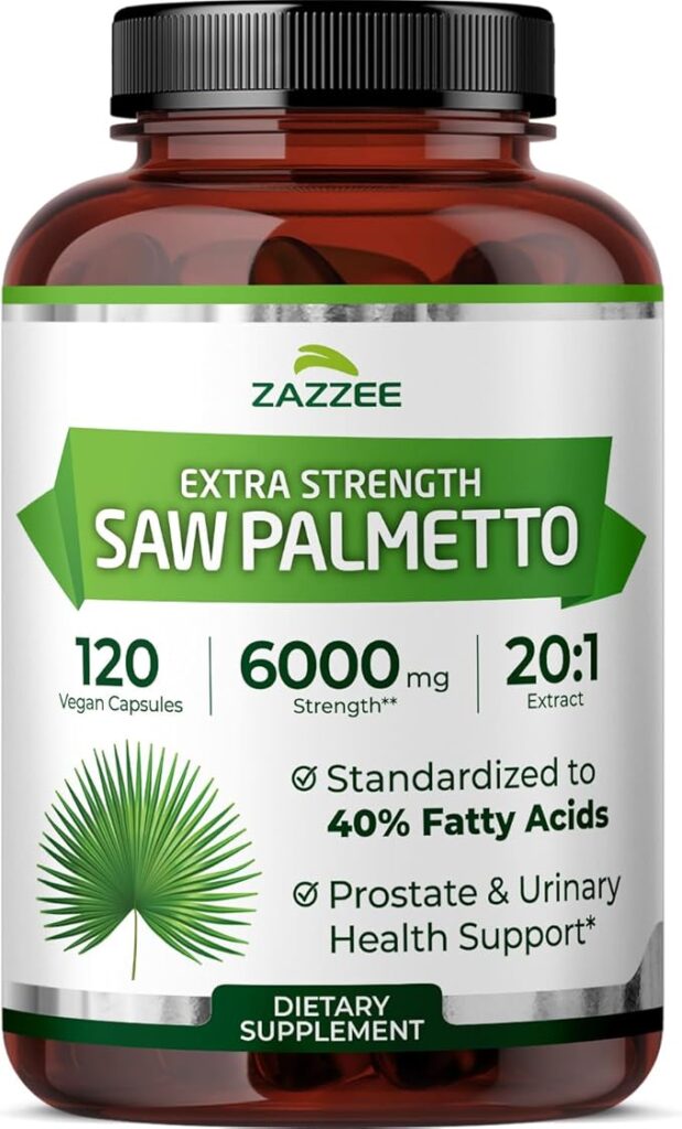 Zazzee saw palmetto supplement 
