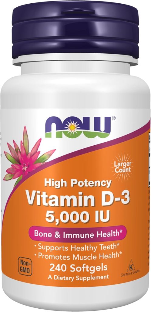 NOW Foods Vitamin D-3 – 5,000 IU