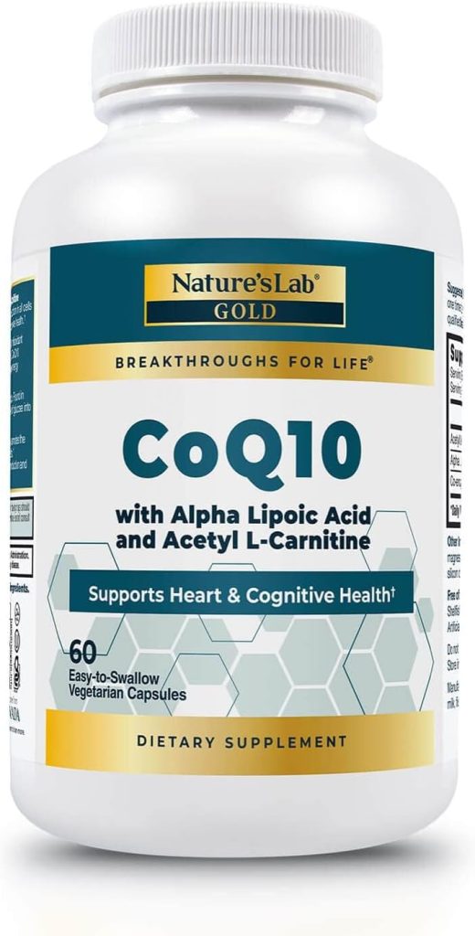 Nature's Lab Gold CoQ10 for energy 