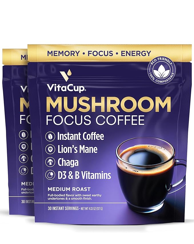 VitaCup Focus Mushroom Coffee