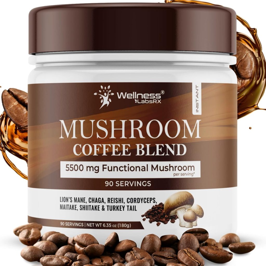 Wellness LabsRx Dark Roast 10-Mushroom Blend