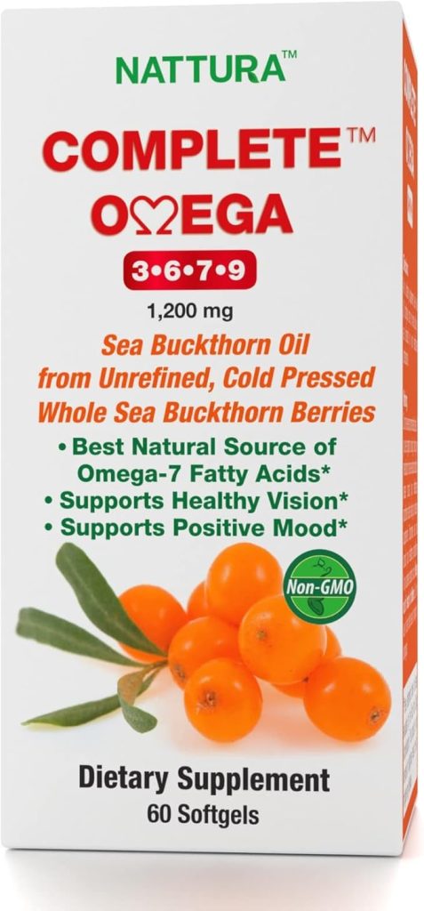 Nattura Complete Vegan Omega Sea Buckthorn Softgels