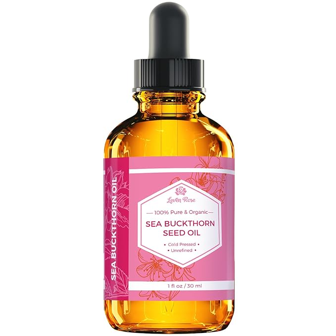 Leven Rose 100% Pure Sea Buckthorn Seed Oil