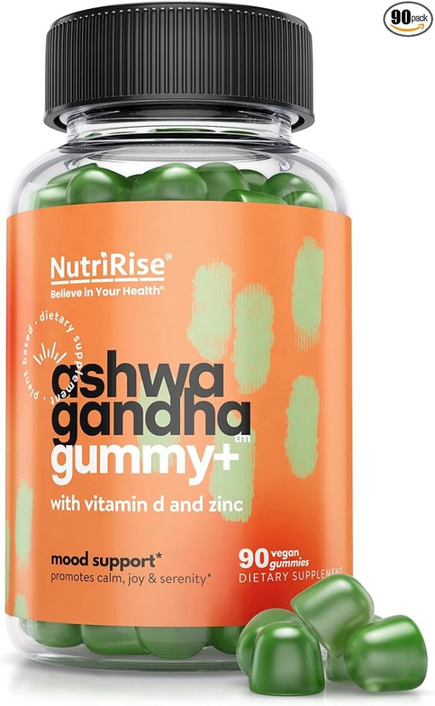 NutriRise Organic Ashwagandha Gummies 