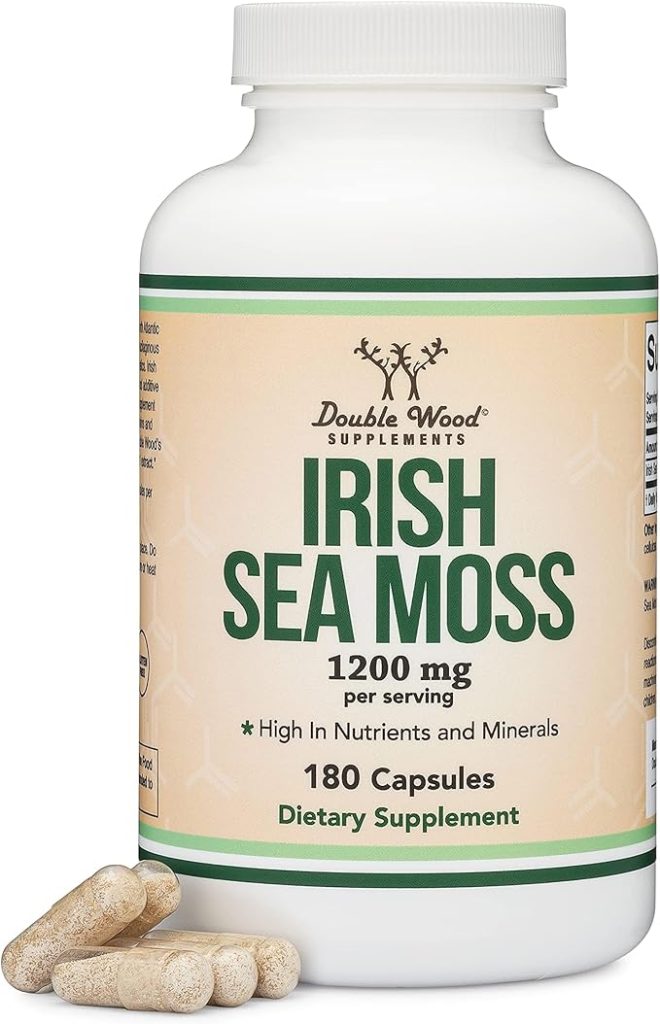 Irish Sea Moss Capsules by Double Wood Supplements