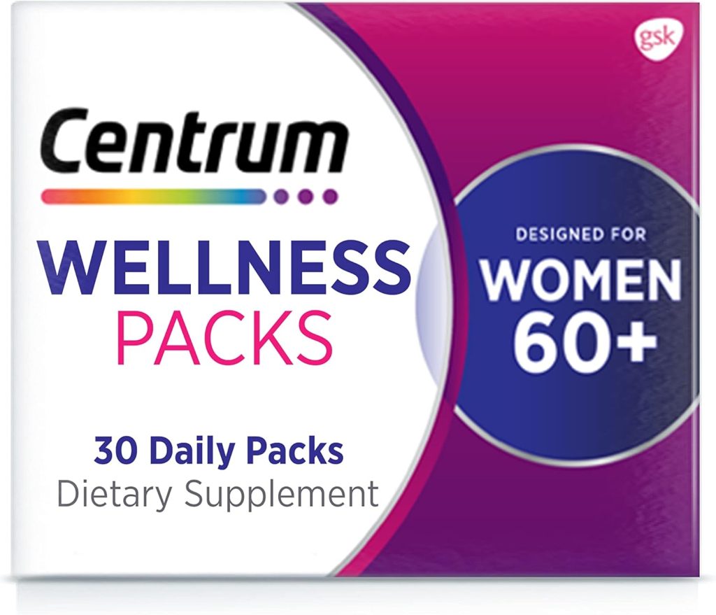 Centrum Wellness Packs for Women in Their 60s