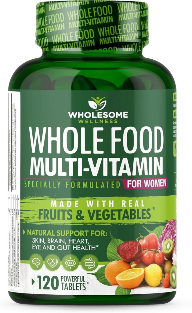 Wholesome Wellness Whole Food Multivitamin for Women