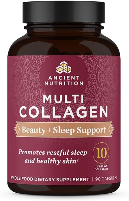 Ancient Nutrition Beauty & Sleep Multi Collagen Capsules