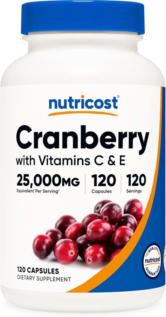 Nutricost® Cranberry Extract with Vitamin C & Vitamin E