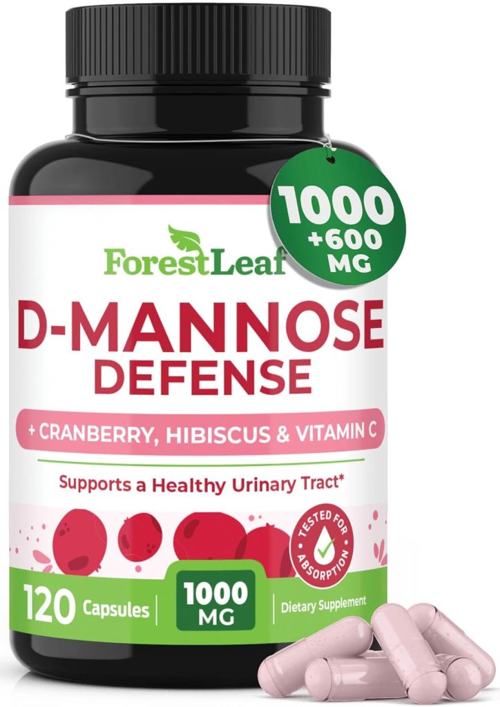ForestLeaf D‑Mannose 1000mg Capsules