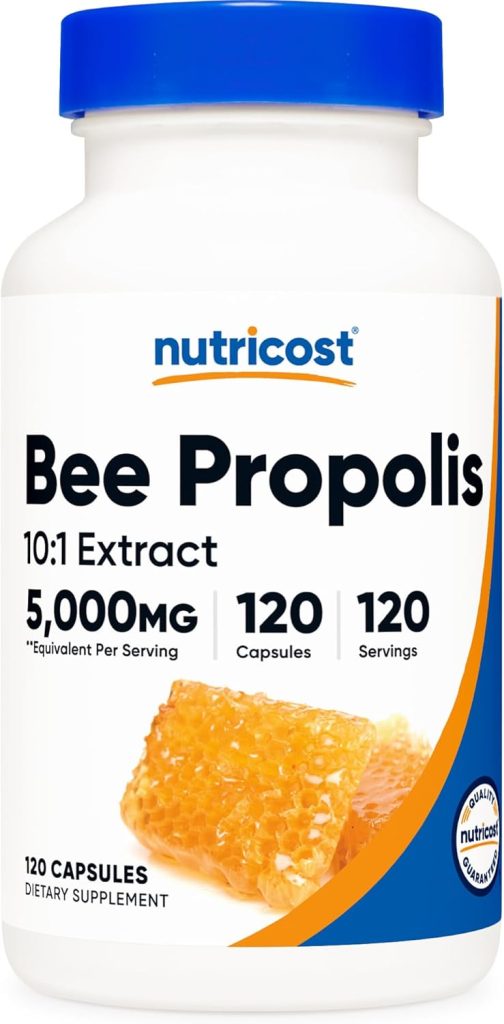 Nutricost Bee Propolis 10:1 Extract (5,000mg Equivalent)