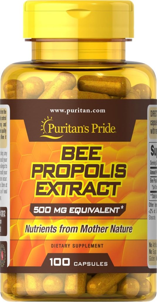 Puritan’s Pride Bee Propolis 500mg Capsules