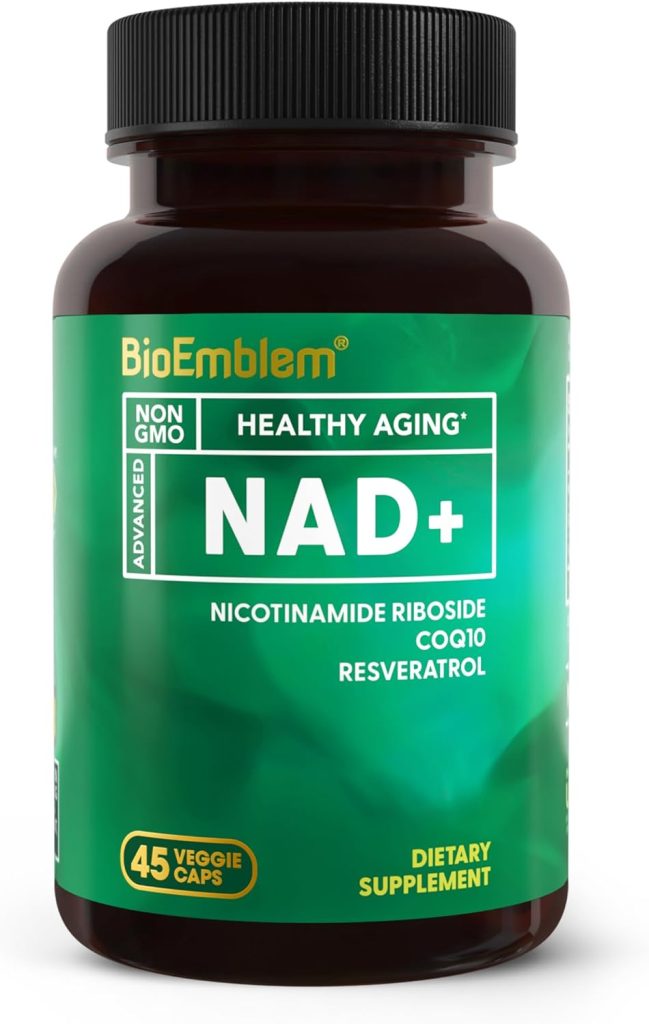 BioEmblem NAD+ with NR, CoQ10 & Resveratrol
