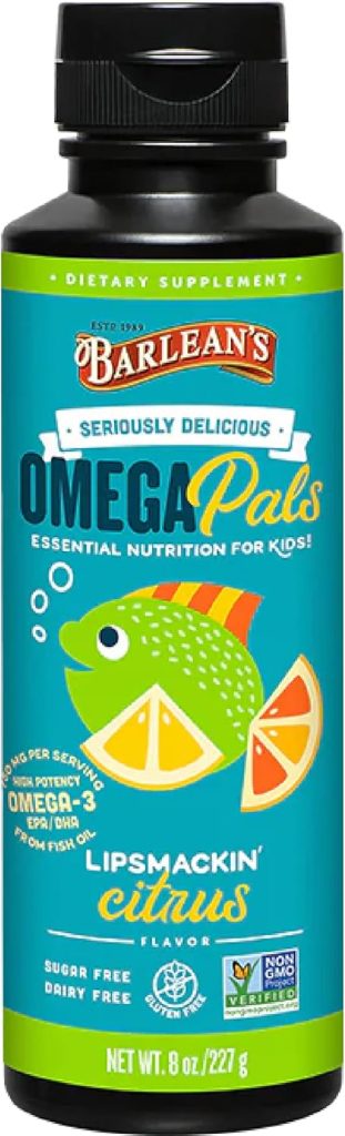 Barlean’s Omega Pals High Potency Fish Oil
