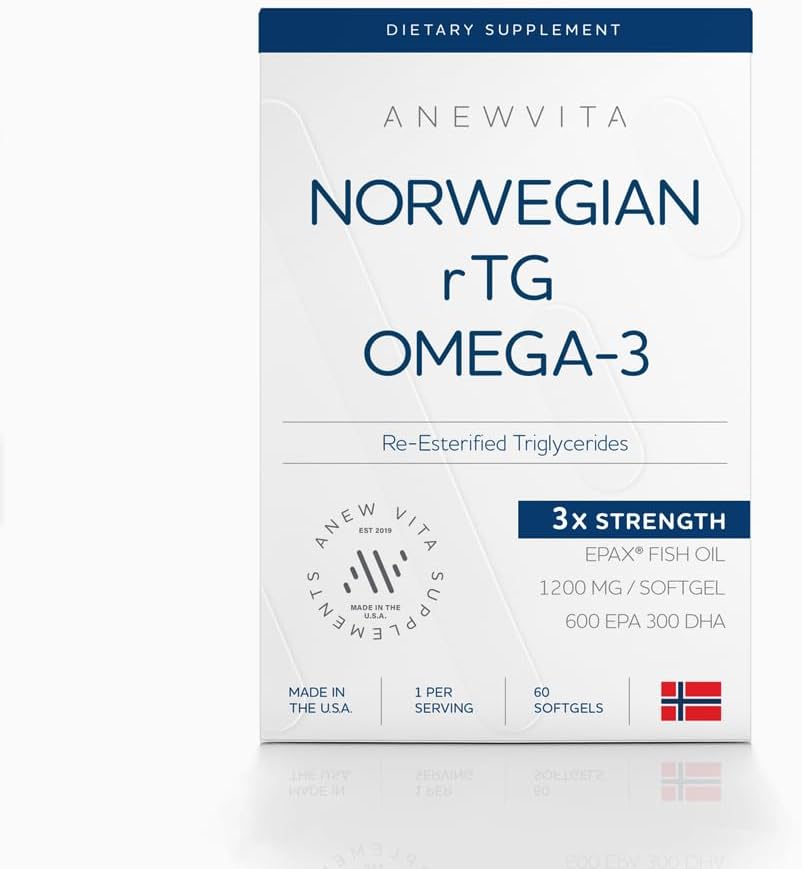 Anew Vita Norwegian rTG Omega-3 Fish Oil
