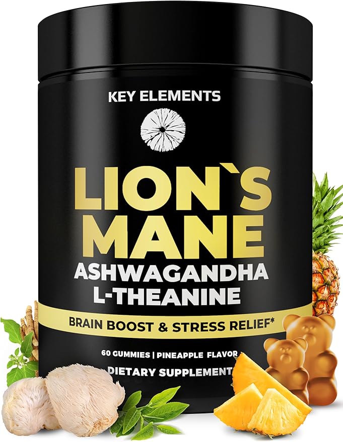 KEY ELEMENTS Lion’s Mane Mushroom Gummies