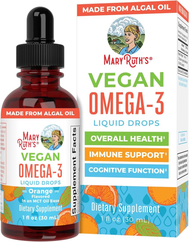 MaryRuth Organics Vegan Omega-3 Liquid Drops