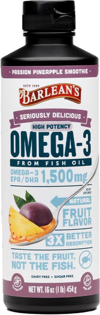 Barlean’s Omega-3 High Potency Swirl