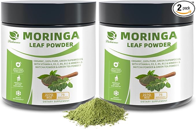 Lukaree best Organic Moringa Capsules supplement 