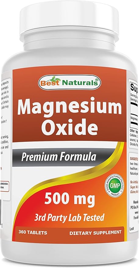 Best Naturals Magnesium Oxide
