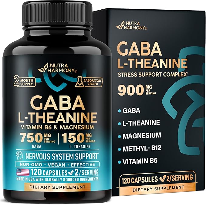 NUTRAHARMONY GABA + L-Theanine