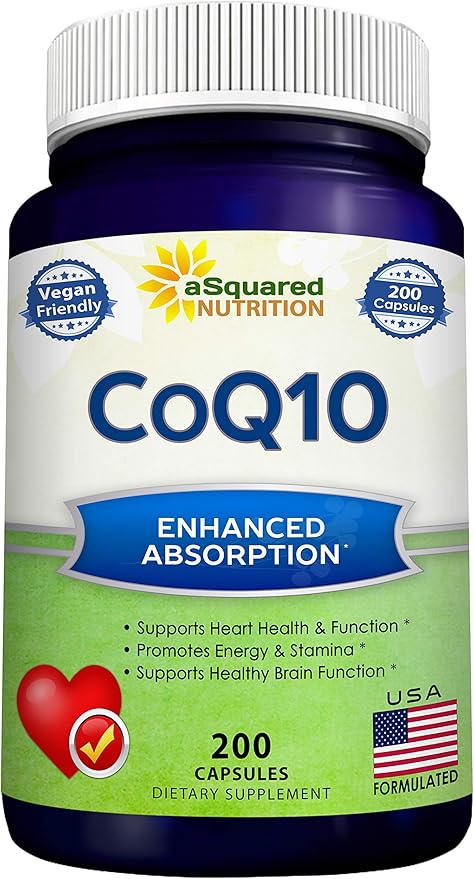 aSquared Nutrition CoQ10 400mg Max Strength