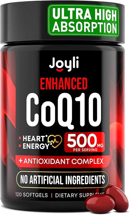 JOYLI Nutrition CoQ10 Ubiquinol 500mg Softgels