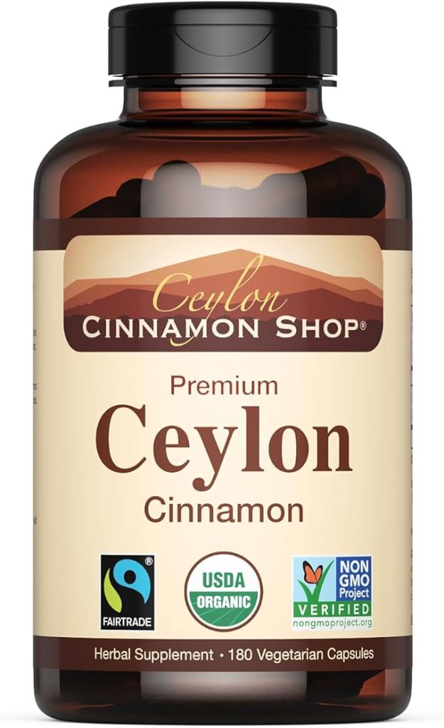Ceylon Cinnamon Shop Organic Ceylon Cinnamon Capsules