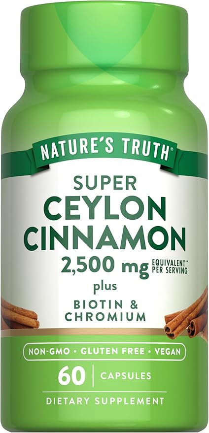 Nature’s Nutrition Ceylon Cinnamon with Chromium