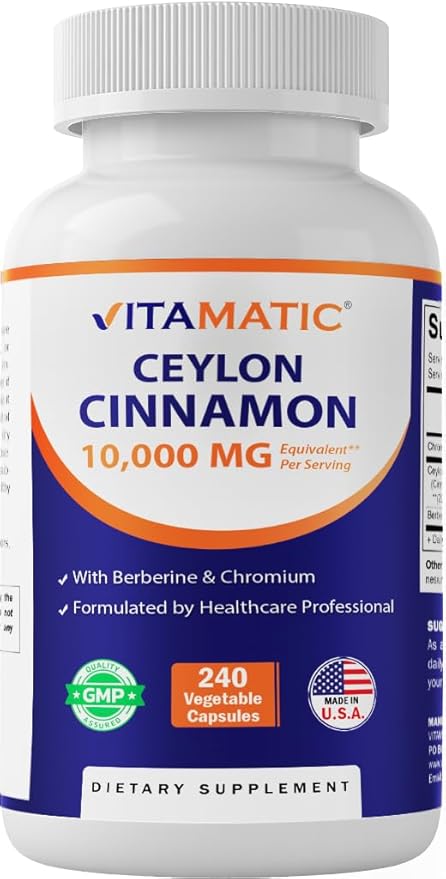 Vitamatic Ceylon Cinnamon Capsules