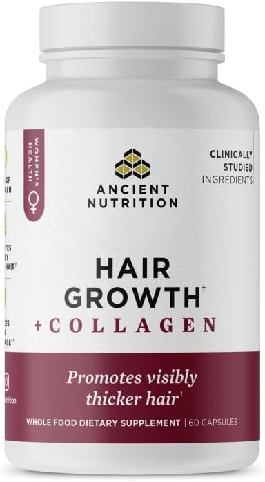 Ancient Nutrition Hair Growth + Collagen Supplement